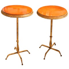 Antique Pair of Martini Tables