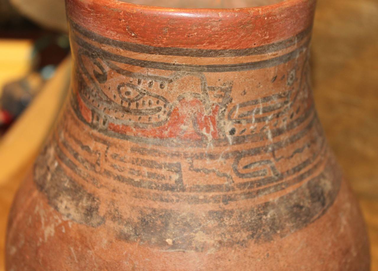 Fired Pre-Columbian Mesoamerican Pot