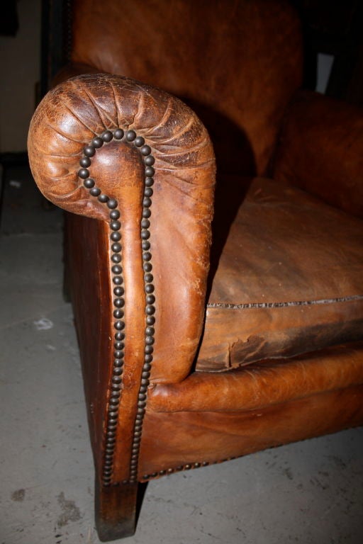 Classic Leather Chair at 1stdibs