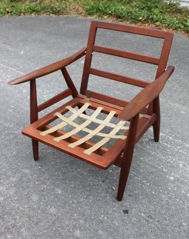 Hans Wegner Lounge Chair In Good Condition In Hudson, NY
