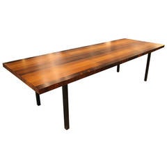 Directional Milo Baughman Multi-Wood Dining Table