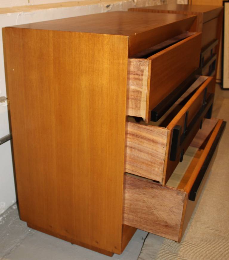 American Pair of Dressers Designed by Maximilian Karp For Sale