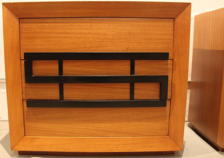 Mid-Century Modern Pair of Dressers Designed by Maximilian Karp For Sale