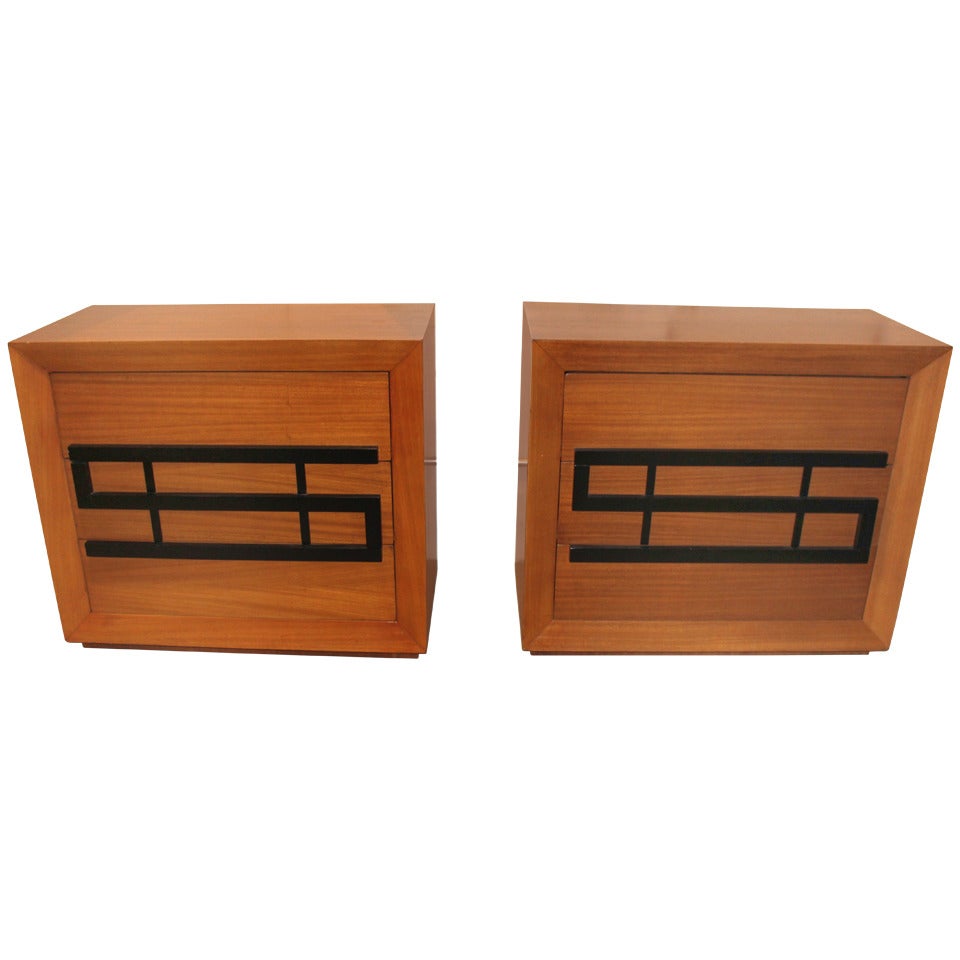 Pair of Dressers Designed by Maximilian Karp For Sale