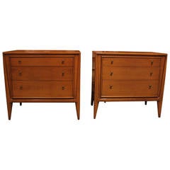Pair of John Stuart Facade Small Dressers