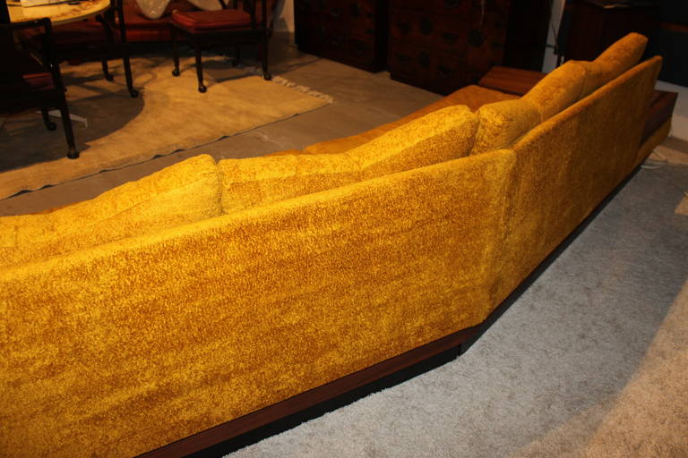 Adrian Pearsall Curved Sofa In Good Condition In Hudson, NY