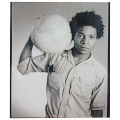 J-M Basquiat Portrait Christopher Makos