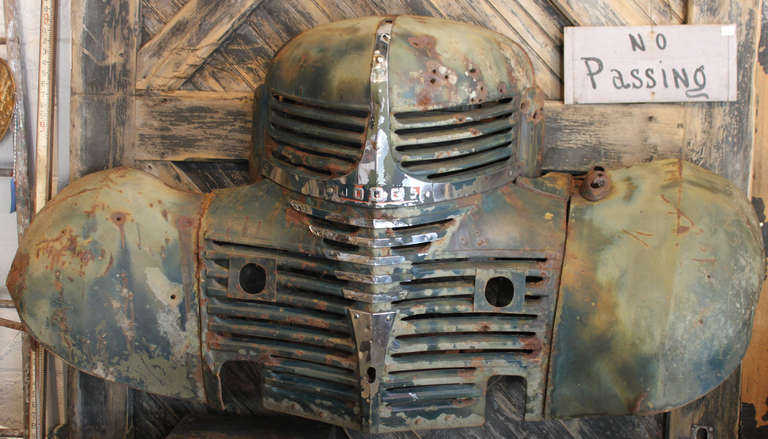 Great Old Dodge Truck Grill with Fenders