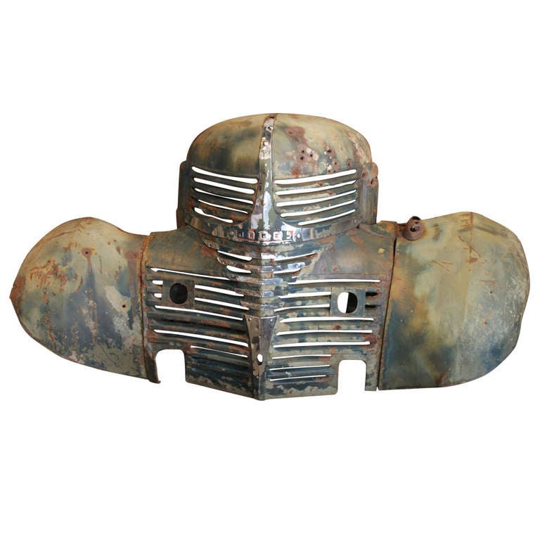 Great Old Dodge Truck Grill with Fenders at 1stdibs