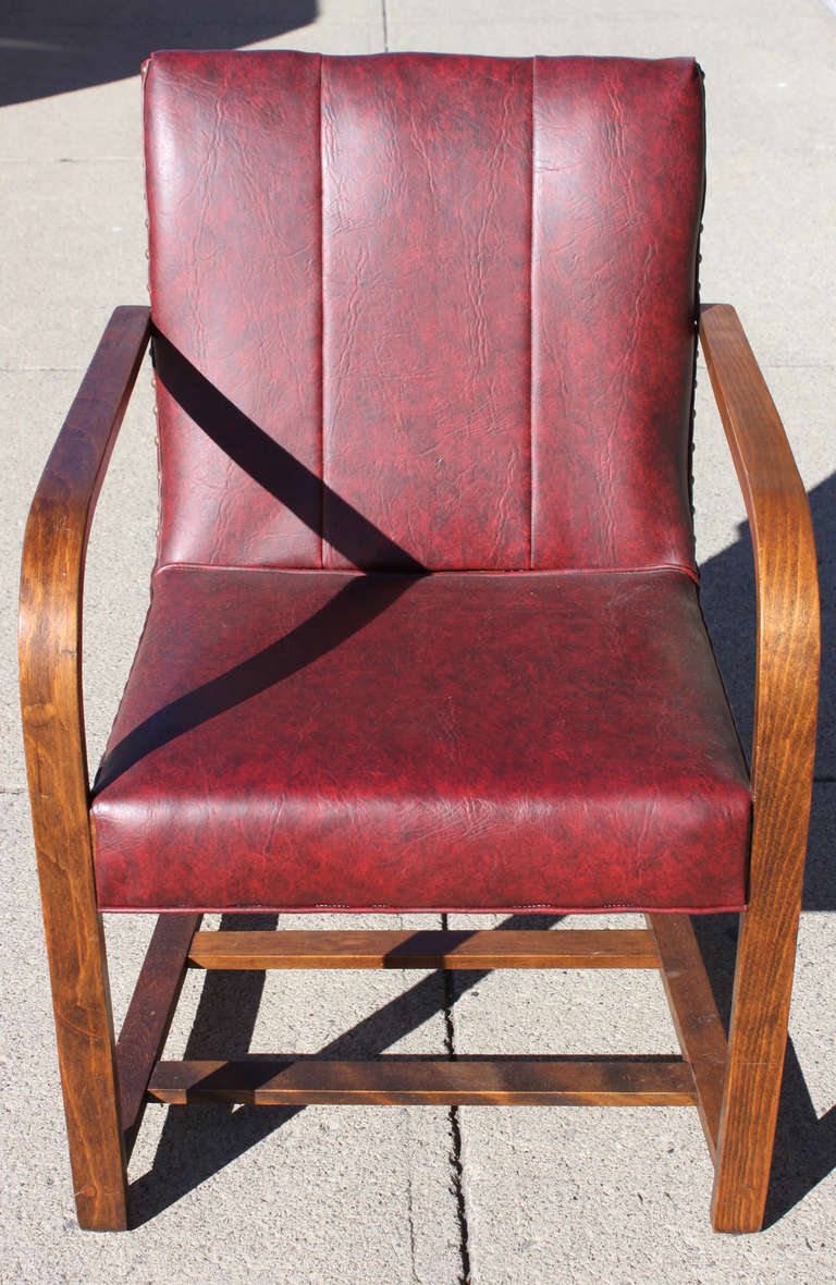 Mid-Century Modern Gilbert Rohde Arm Chair for Heywood Wakefield
