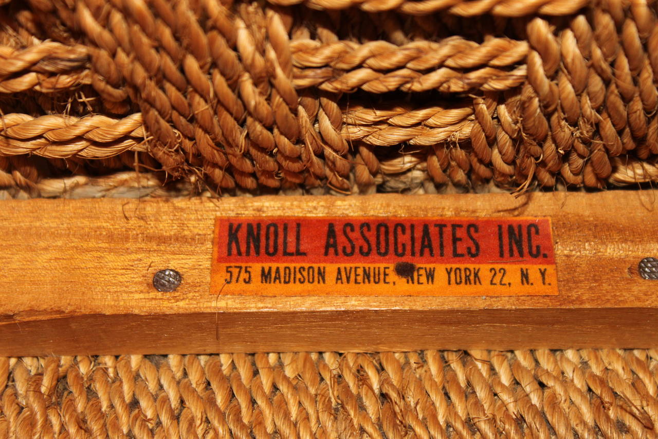 Seagrass Early Knoll Rocker with Original Label