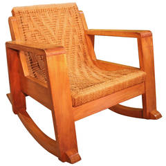 Early Knoll Rocker with Original Label