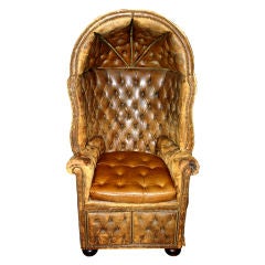 Antique Edwardian "Porter's Chair"