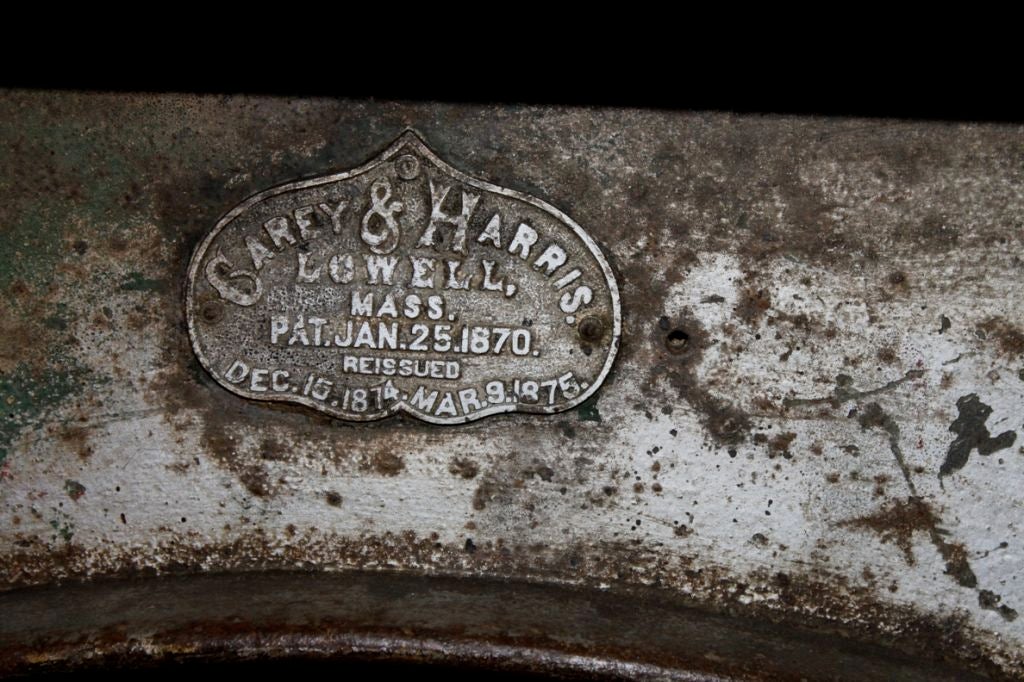 Steel and Cast Iron Industrial Work Table For Sale 3