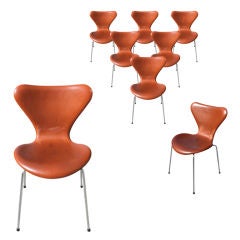Arne Jacobsen For Fritz Hansen Series 7 Chairs