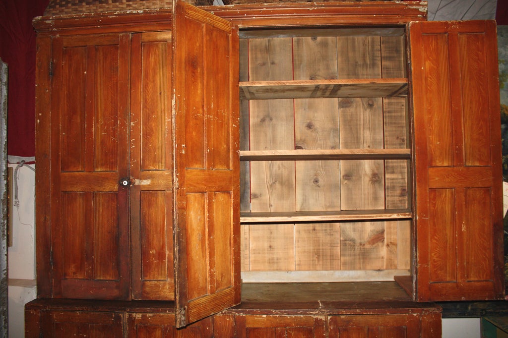 Huge Country Cupboard at 1stdibs