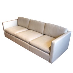 Charles Pfister for Knoll Leather Sofa