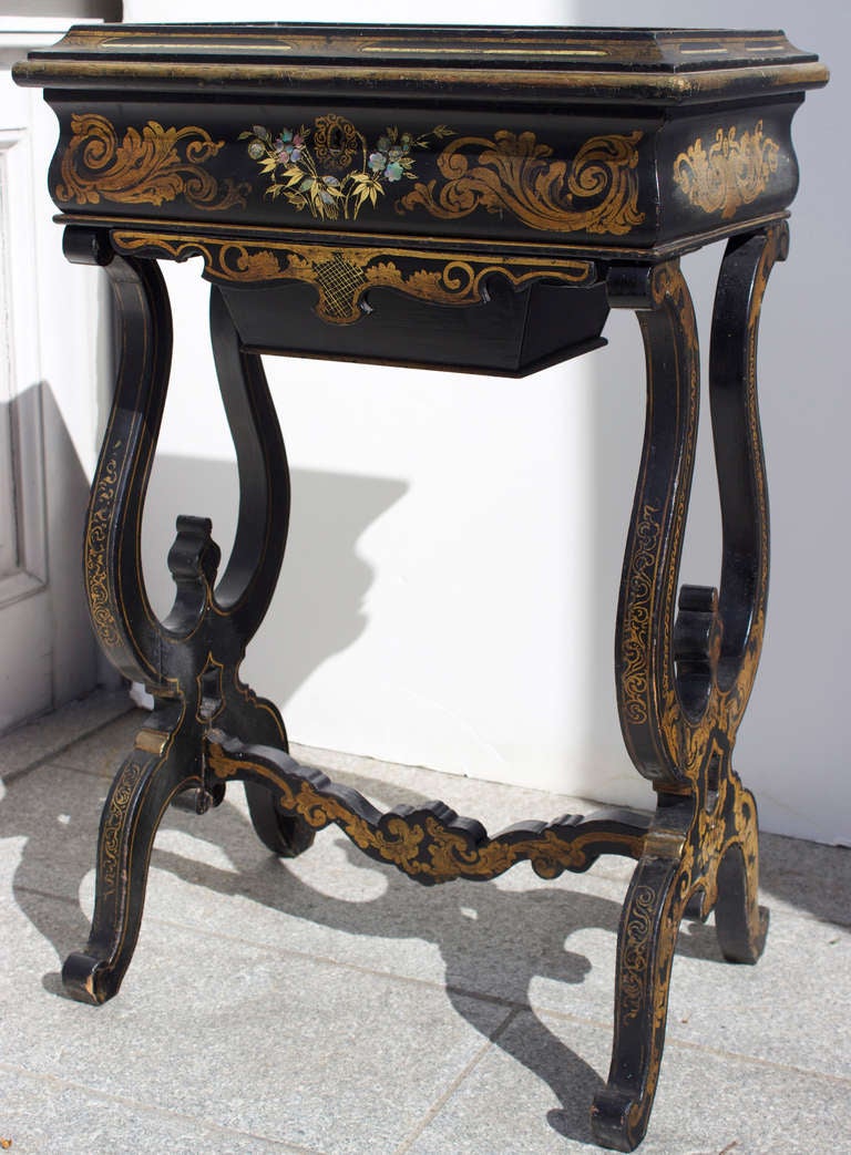 Napoleon III Ladies Work Table For Sale 1