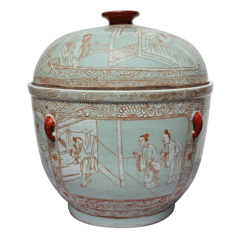 Celadon Lidded Pot