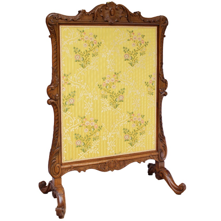 Exceptional Regence style Fire screen at 1stDibs