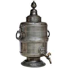 Museum Quality Pewter Table Fountain