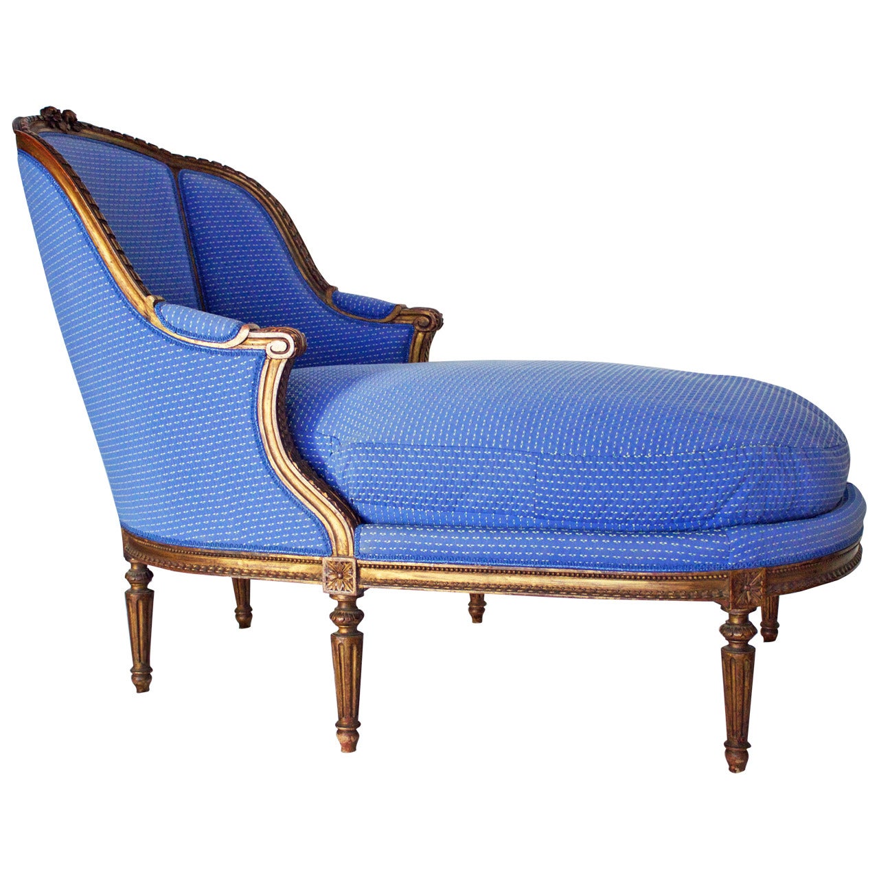19th Century Duchesse or Chaise Longue in Louis XVI Style For Sale