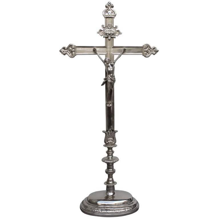 19th Century French Crucifix For Sale