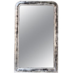French Louis Philippe Silvered Mirror