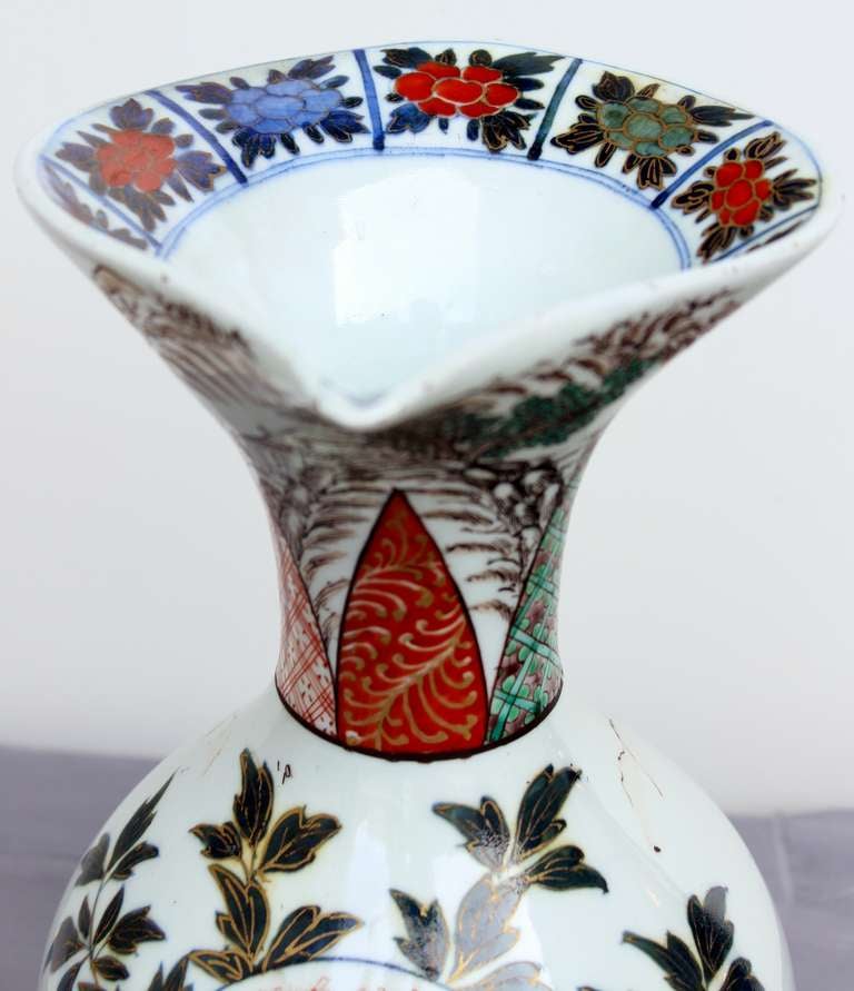 Ceramic Rare Chinese Imari Porcelain Pitcher For Sale