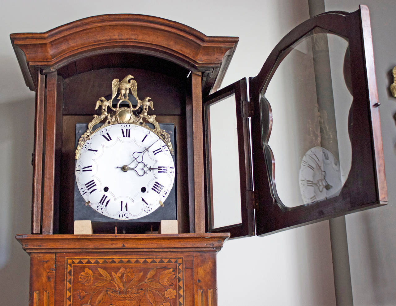 French 18th Century Long Case Clock or Comtoise 1