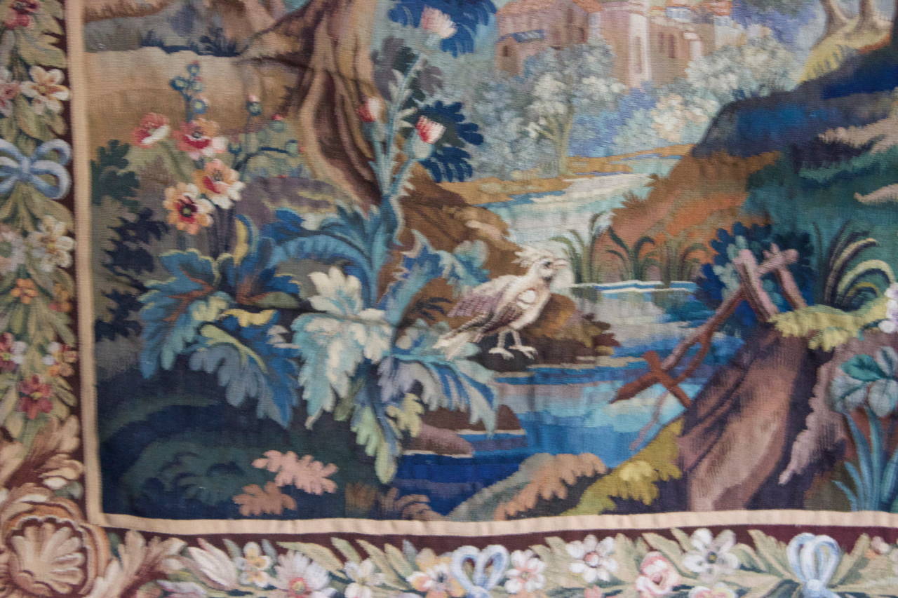 Early 19th Century Aubusson Tapestry in Louis XV Style 1
