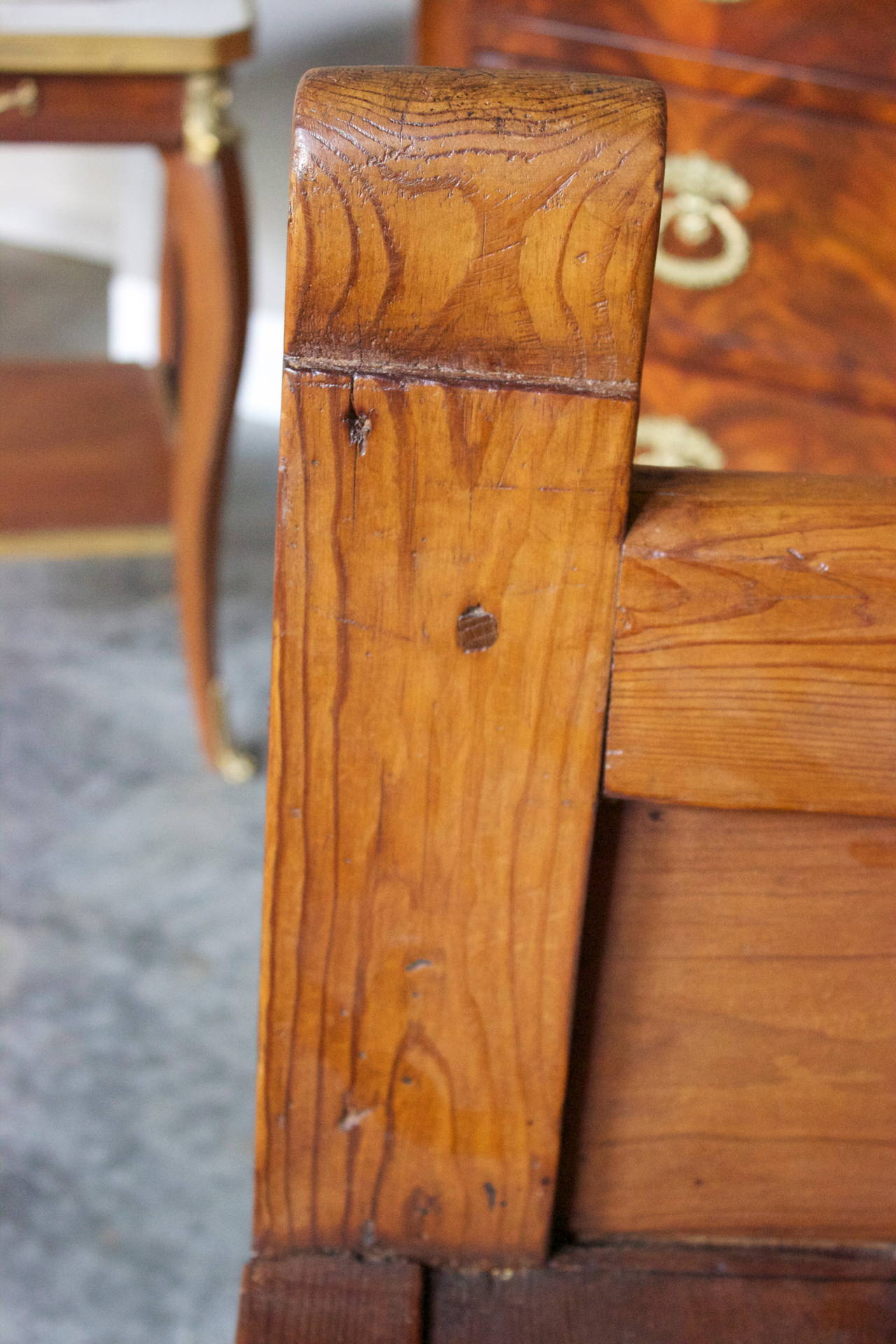 Pine 19th Century Large French Country Bench