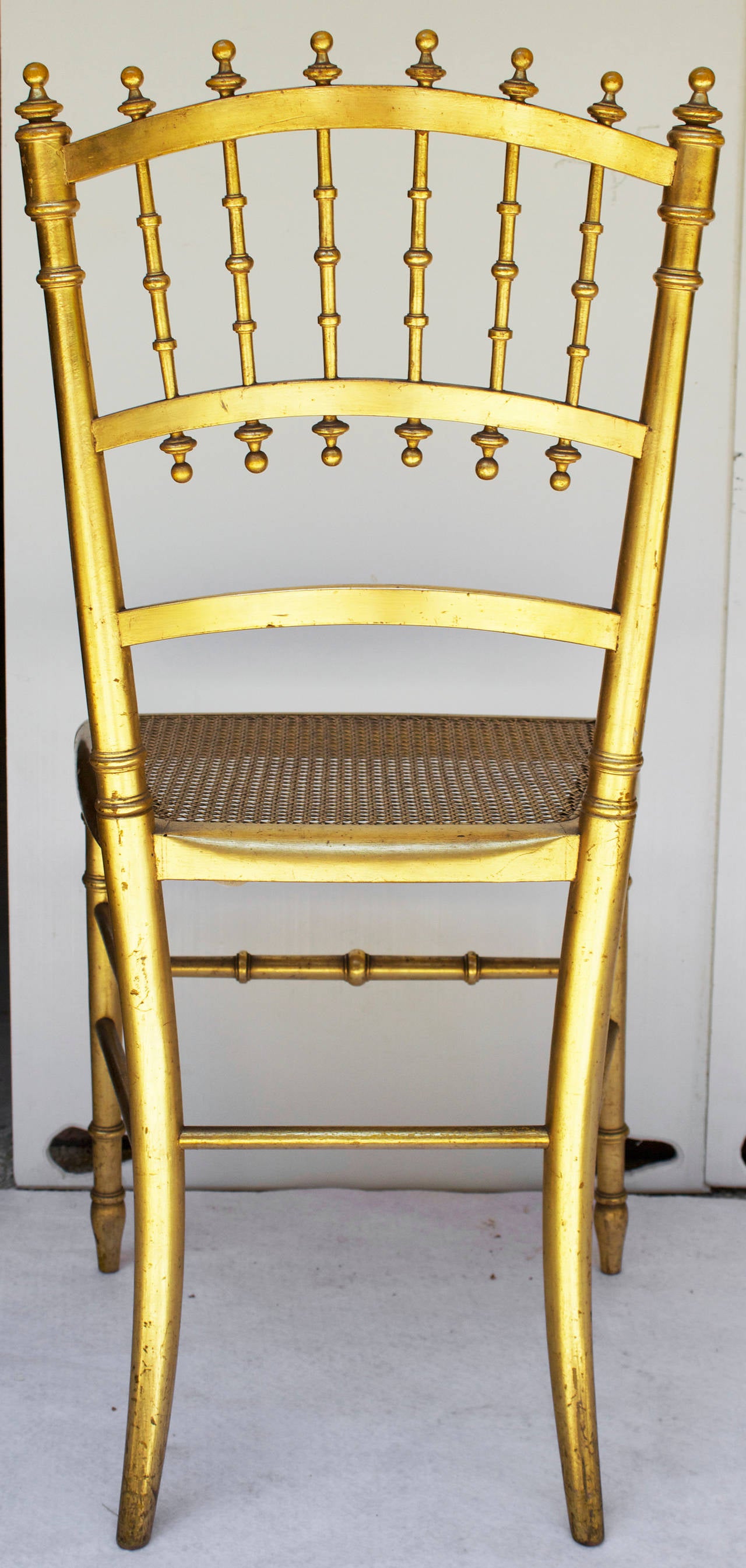 Adorable chairs of Napoleon III style, sometimes called 