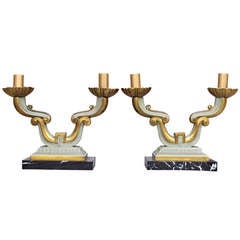 Pair of French Art Deco Lamps 6