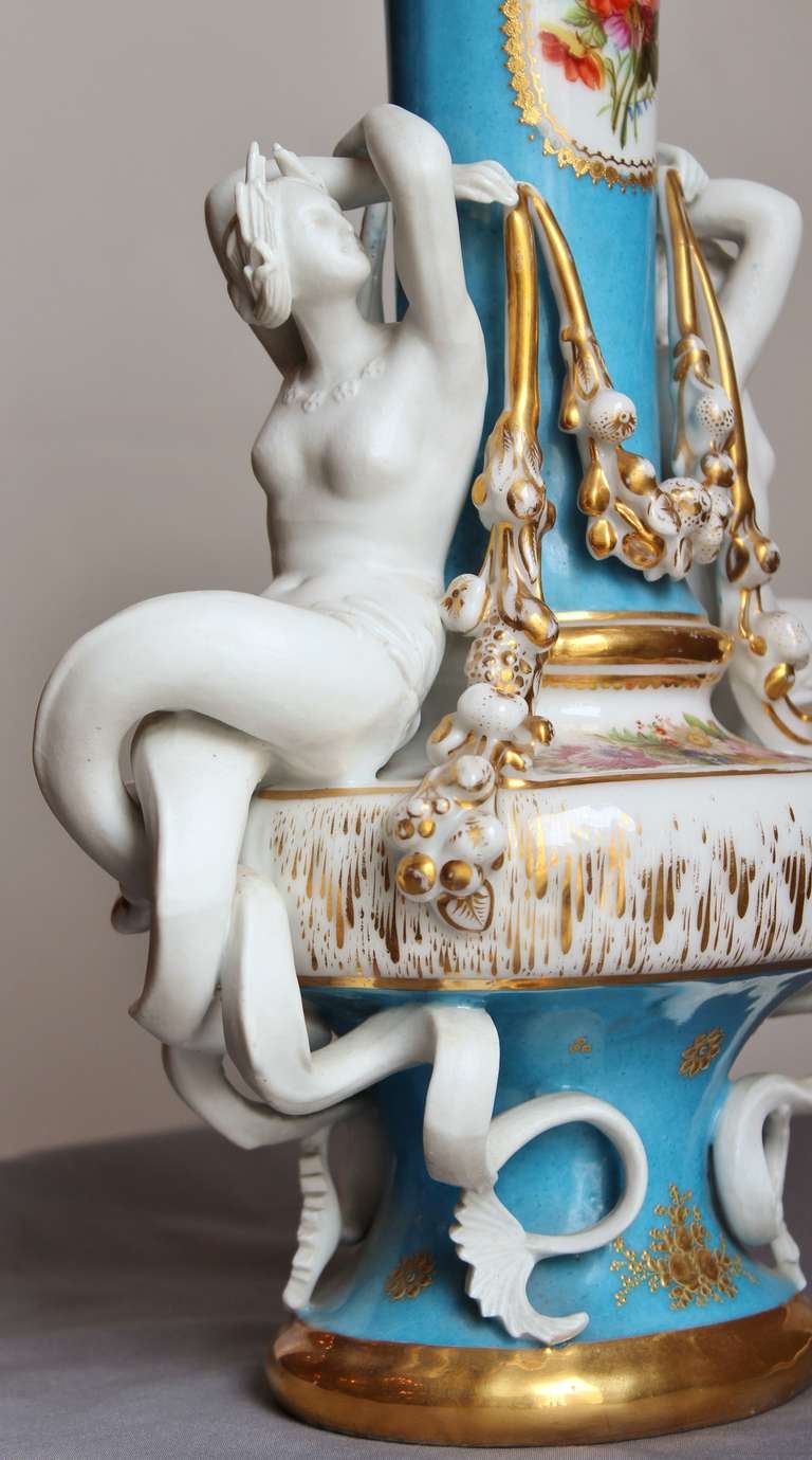 Exceptional and Signed Sevres Porcelain Vase In Excellent Condition In Charleston, SC