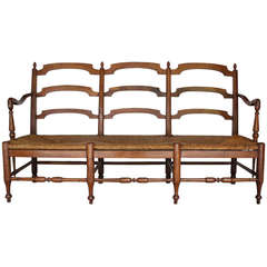 End of 18th Century Provencal Settee in Walnut