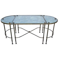 Maison Bagues Brass Coffee Table set.