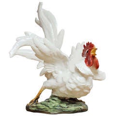 Exceptional Porcelain Rooster