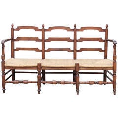 Directoire period Provencal Bench/Settee