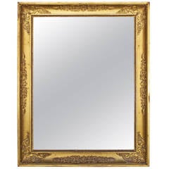 Napoleon Bonaparte Period Mirror in Gilded Wood 10