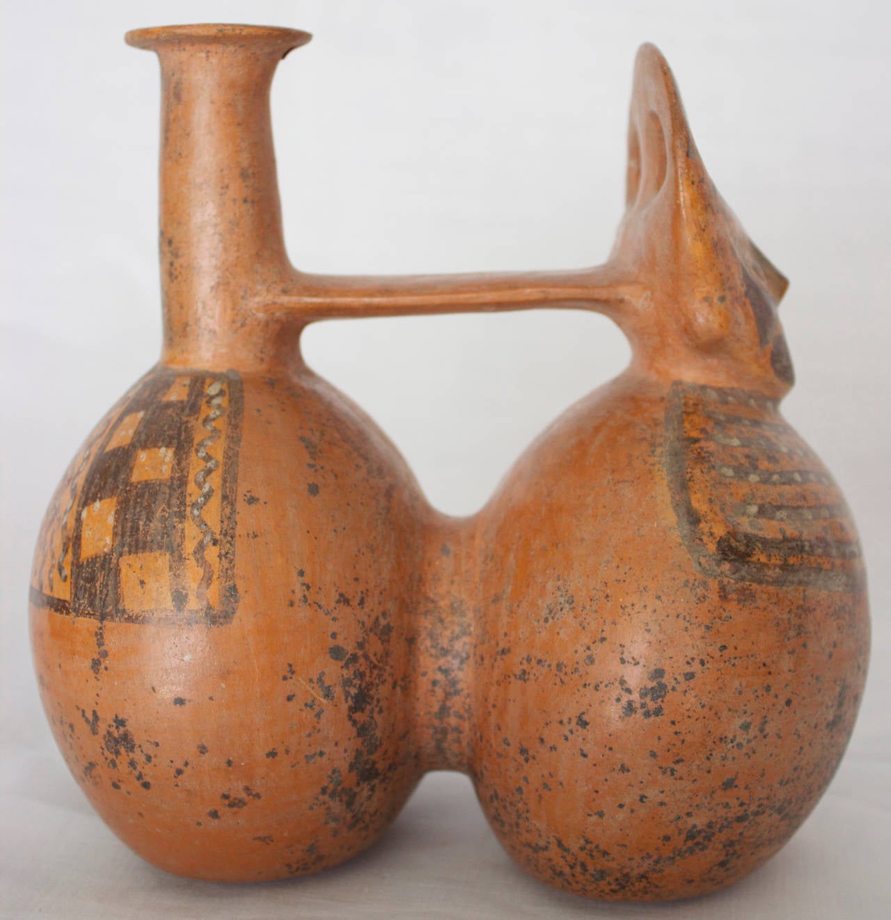 Inca Period Linked Ceramic Vessels For Sale 1