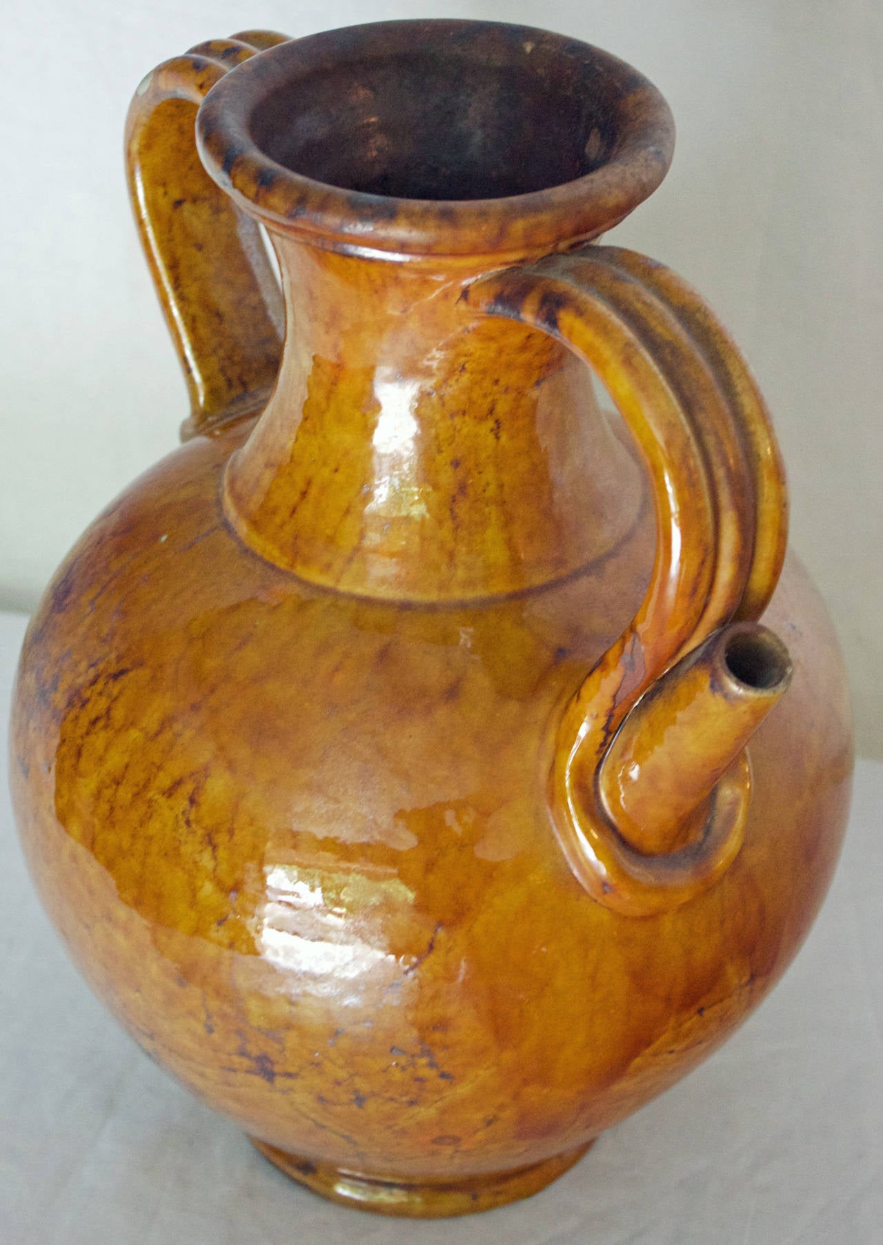 Hand-Crafted Southern French Water Jug by 