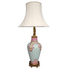Antique Limoges Lamp