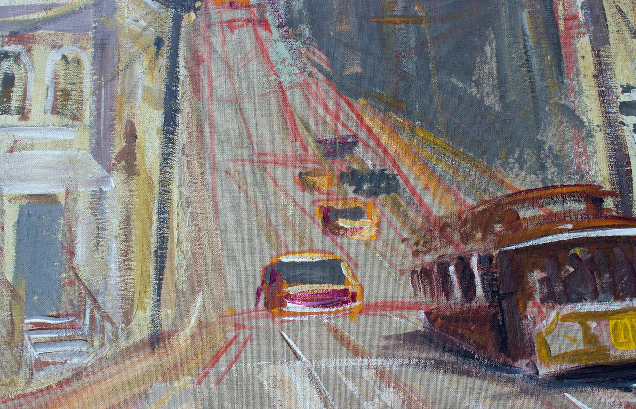 Moderne Peinture de Kerbiriou de l'école de Pont-Aven à San Francisco en vente