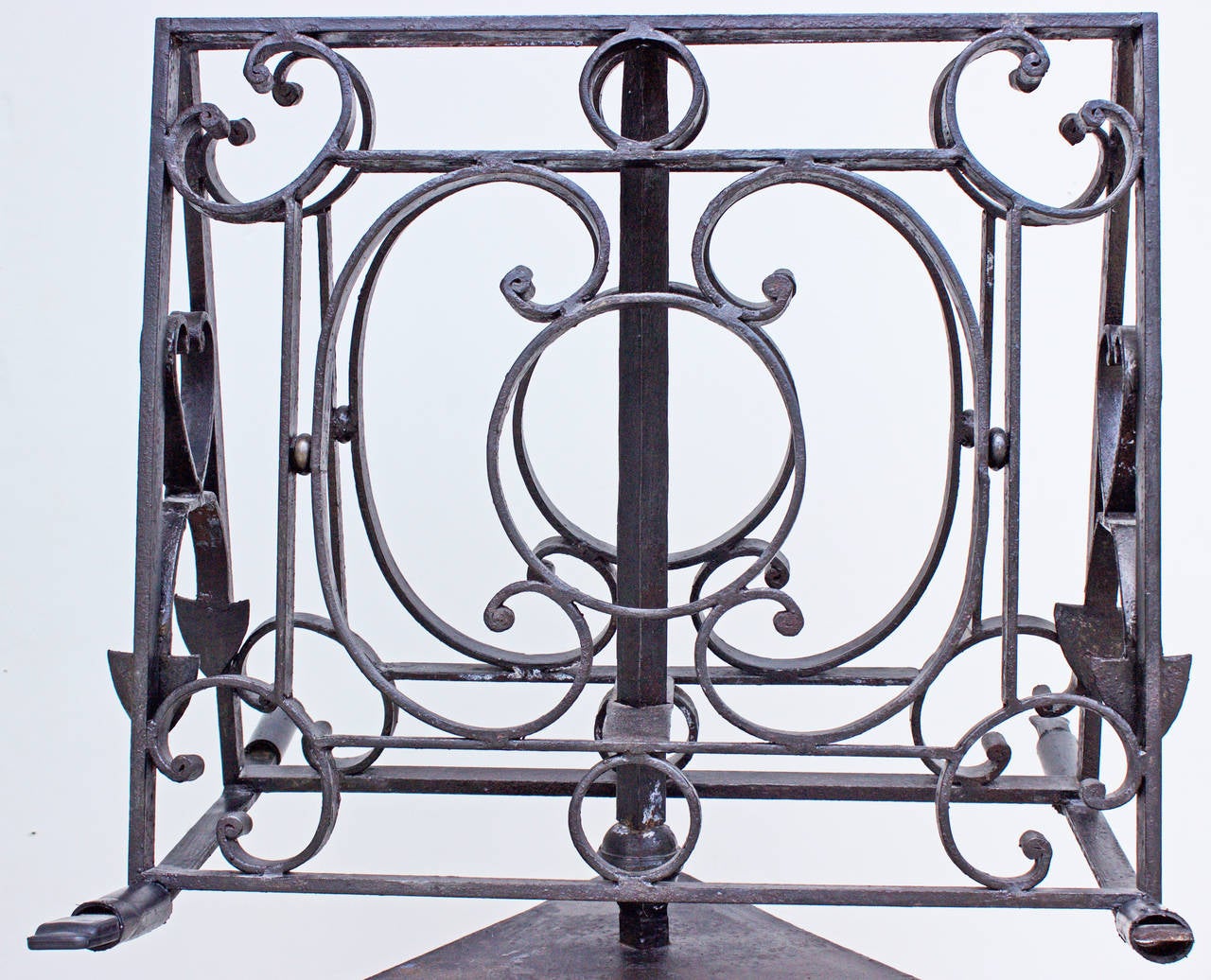 Louis XV French Early 18th Century Forged Iron Religious Lectern For Sale