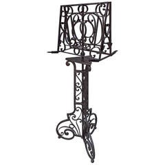 French Early 18th Century Forged Iron Religious Lectern 4