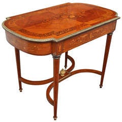 Fine Center table in Louis XVI manner.