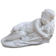 "Love Asleep" Marble given by Napoleon Bonaparte to Princess Elisa Bacciochi 7