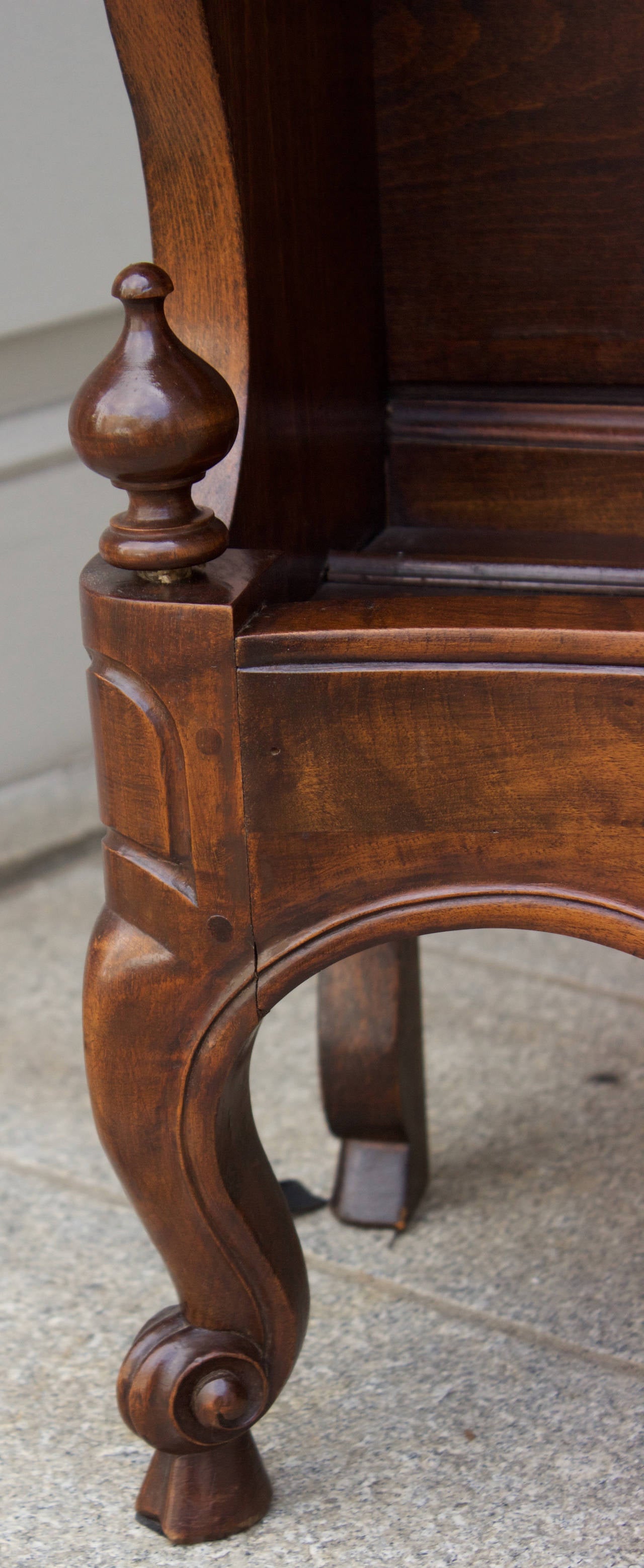 Walnut Provencal Suspended Estagnie in Louis XV Style For Sale