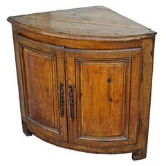 End of 17th Century French Country Corner Cabinet